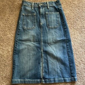 Just Black Denim Pencil Skirt